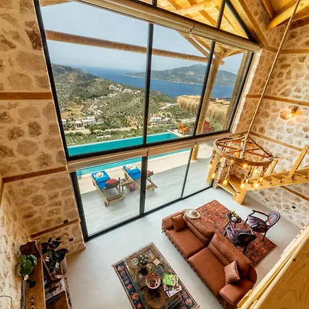וילה Rustic Perfect For Couples In Kalkan קס