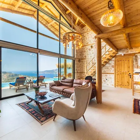וילה Rustic Perfect For Couples In Kalkan *