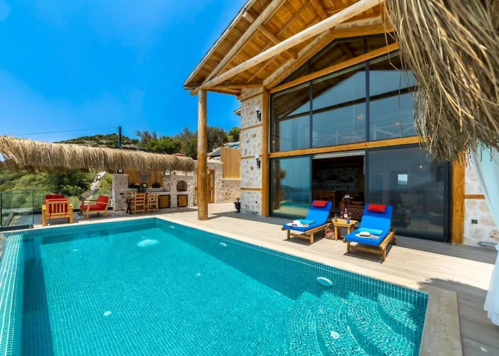 Villa Rustic Perfect For Couples In Kalkan *