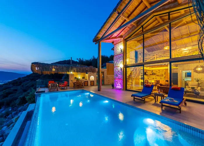 Villa Rustic Perfect For Couples In Kalkan Kaş