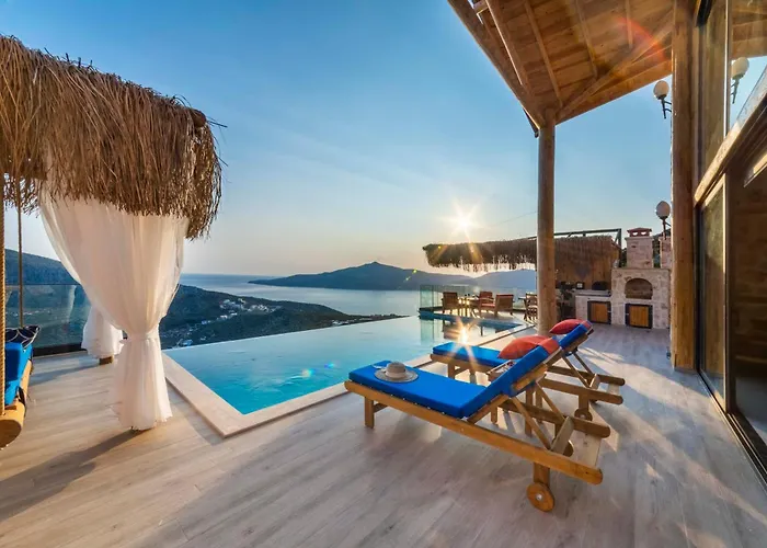 Rustic Perfect For Couples In Kalkan Villa *