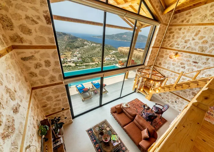 Villa Rustic Perfect For Couples In Kalkan Kaş